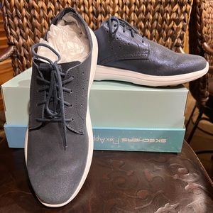 FootJoy Womens Flex LX Golf Shoes - Blue Sparkle-Size 10M